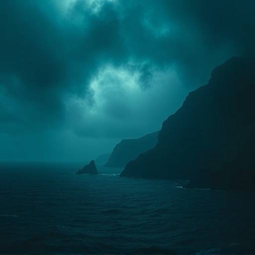 Poster for 'Whispers of the Deep', a marine documentary exploring the mysteries of the Scottish coastline.
